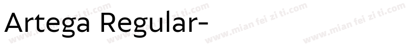 Artega Regular字体转换